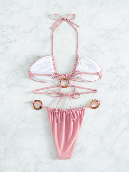 The Isla Luxe Set - Velour Pink